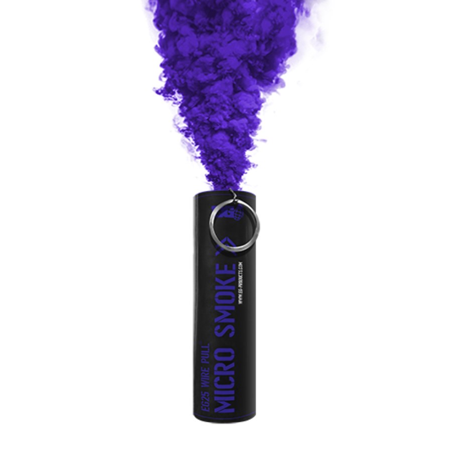 BOMBA DE HUMO MICRO DE 30 SEGUNDOS COLOR PURPURA